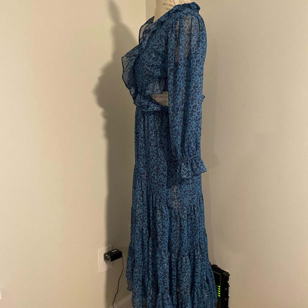 Misa Los Angeles Amelia maxi dress Cerulean Ditzy floral - Picture 4 of 6
